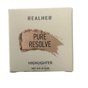 NEW IN BOX RealHer Pure Resolve Highlighter - Champagne 4g/ .14 oz.!!!